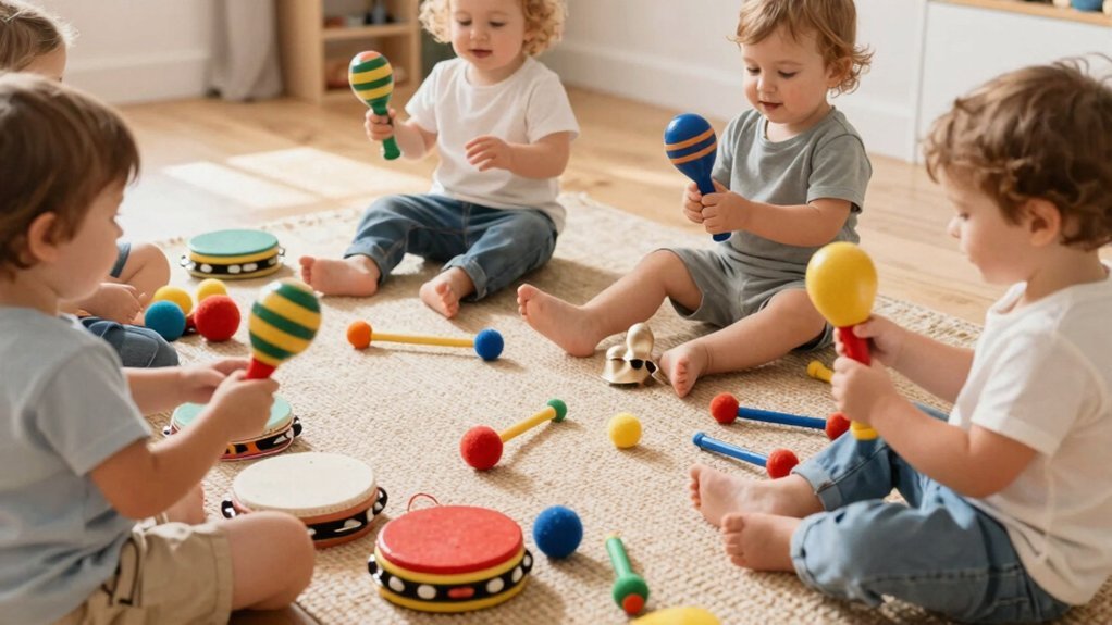 tiny hands bright percussion play